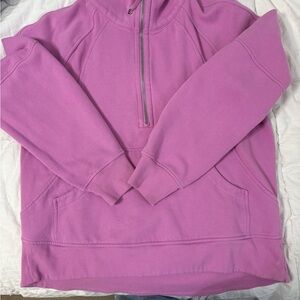 Women's Purple Half-Zip Sweater